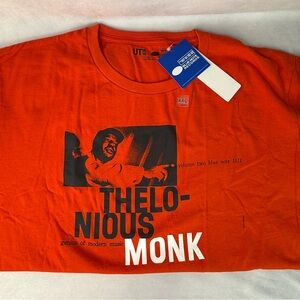 Thelonious Monk Orange Graphic Tee JAZZ